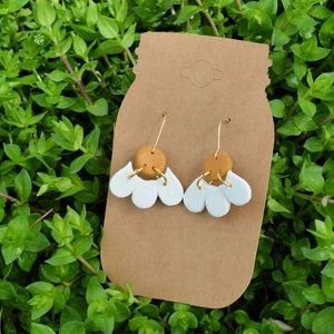 Daisy Clay Statement Earrings